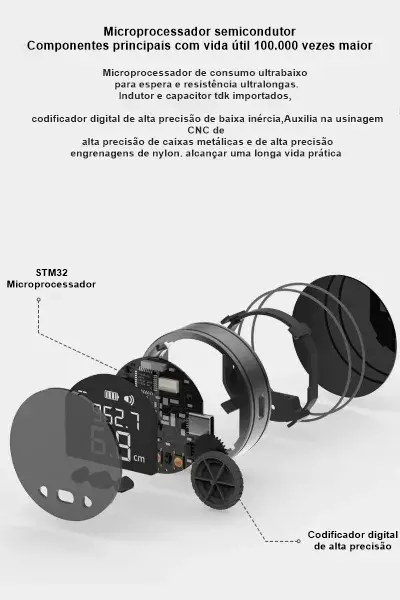 Trena Digital Redonda - GadGets Incríveis