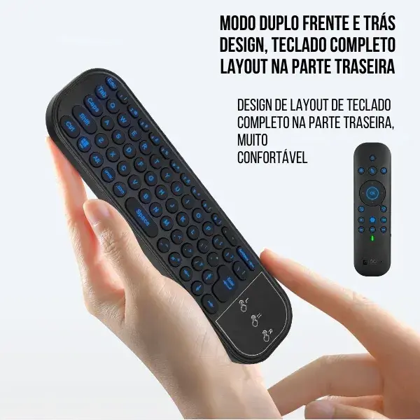 Controle Remoto Universal Com Voz e Teclado - GadGets Incríveis