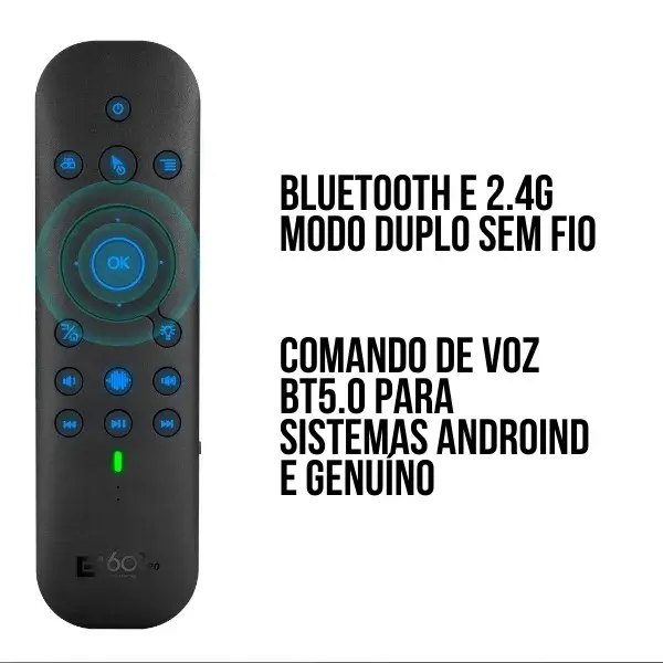 Controle Remoto Universal Com Voz e Teclado - GadGets Incríveis