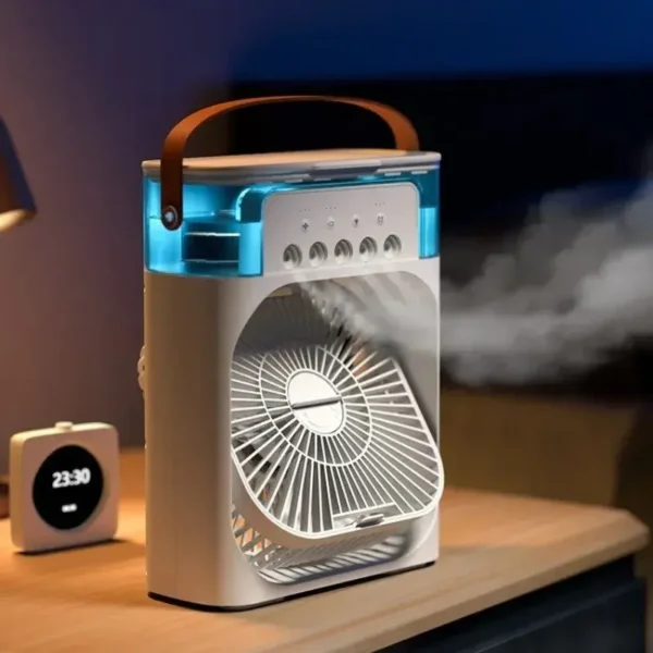 Mini Ventilador e Umidificador Portátil - GadGets Incríveis