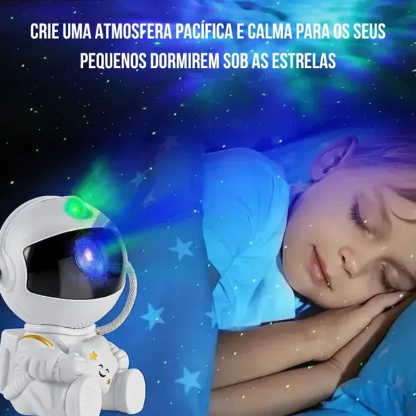 Projetor Astronauta Galaxy Star - Seus Ambientes Galáticos - GadGets Incríveis