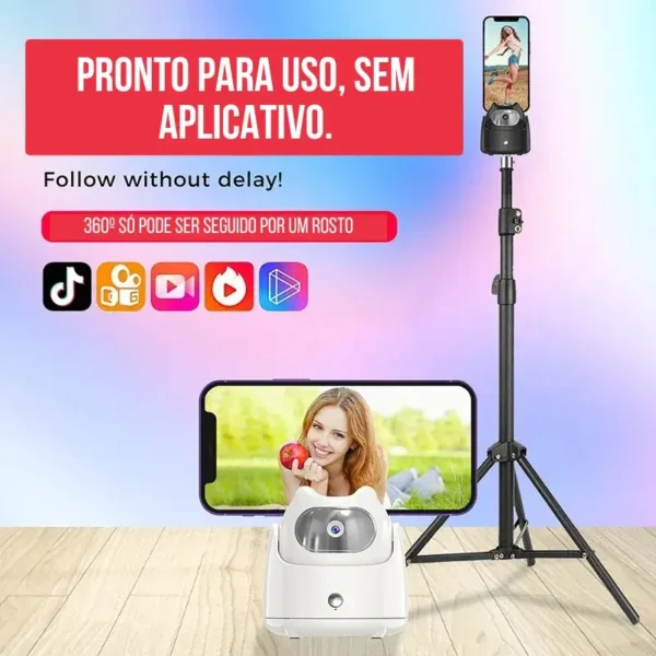 Suporte Estabilizador Para Filmagem e Fotos e Selfie - 360º Rotação - GadGets Incríveis